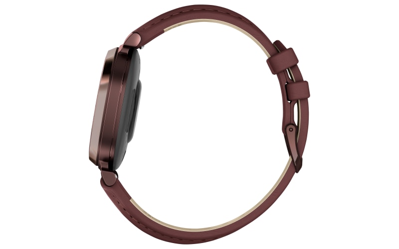Garmin Lily 2 Classic Smartwatch with Leather Band for Ladies
