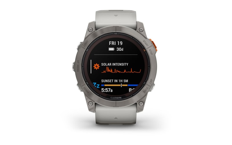 Achat Montre connectée Garmin fenix 6 Pro Solar Titane Carbon Gray avec  bracelet Titane