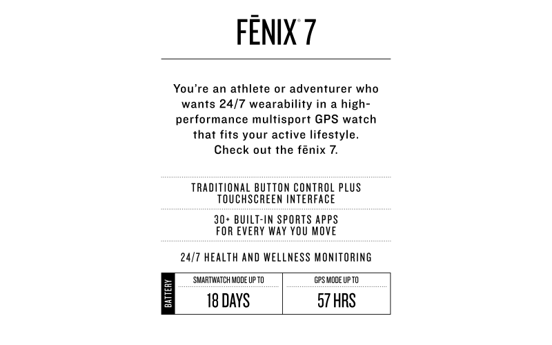 Garmin Fenix 7S - Silver with Graphite Band