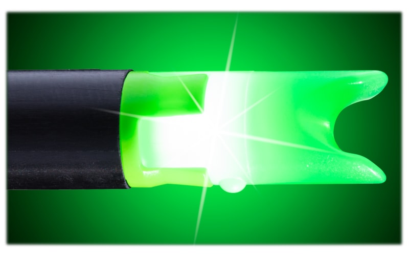 Ten Point Pro Elite 400 Alpha-Brite Lighted Arrows 20 in. Green 3 pk