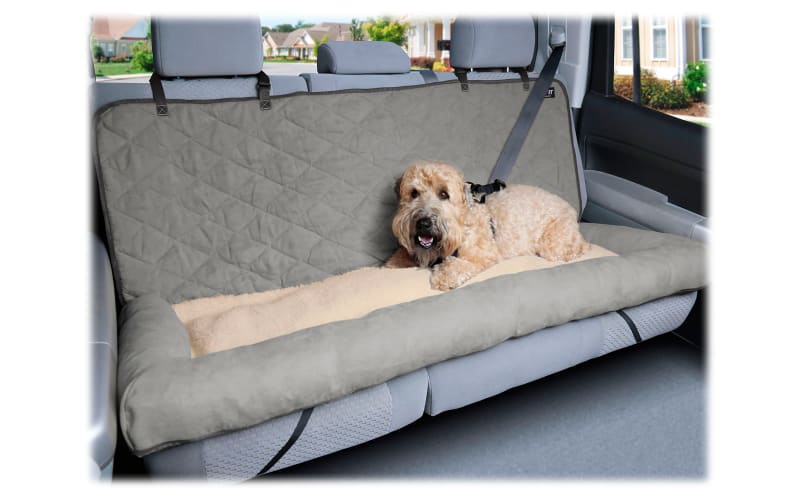 3 Dog Pet Supply Soft Shell Seat Protector with Bolster