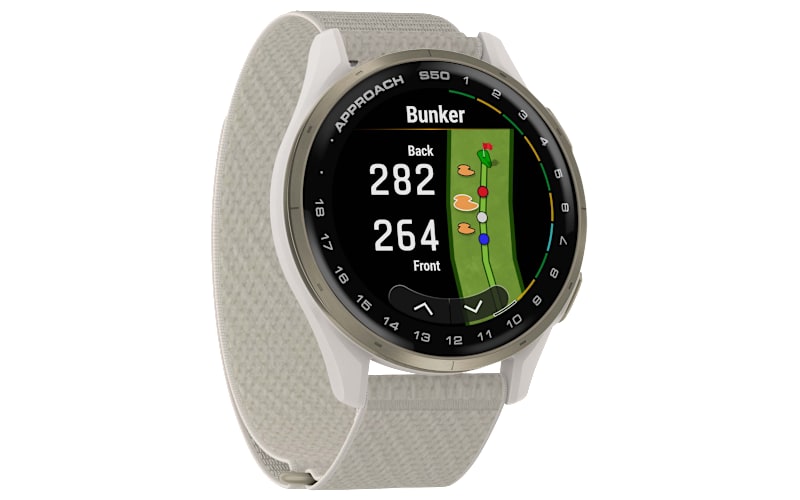 Garmin Approach S50 GPS Golf Smartwatch with ComfortFit Nylon Band