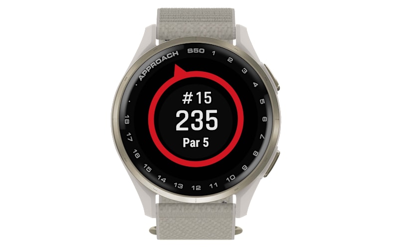 Garmin Approach S50 Ivory 純正バンド1本付き Garmin Approach S50