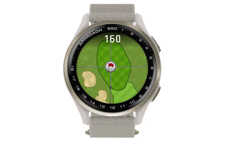 Garmin Approach S50 GPS Golf Smartwatch with ComfortFit Nylon Band