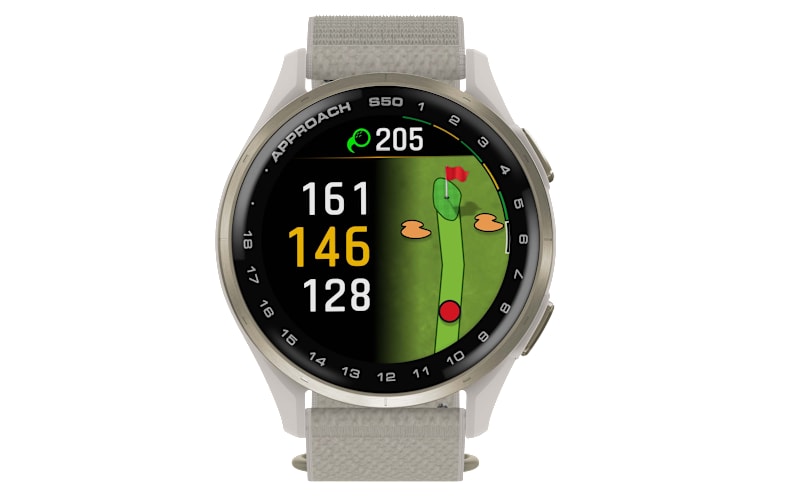 Garmin Approach S50 GPS Golf Smartwatch with ComfortFit Nylon Band