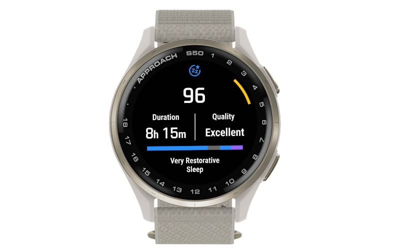 Garmin Approach S50 GPS Golf Smartwatch with ComfortFit Nylon Band
