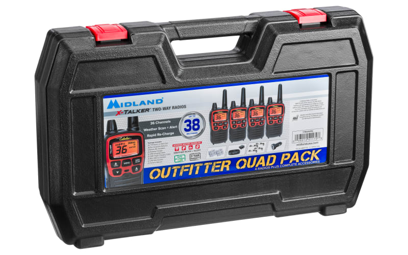 Midland Outfitter Quad Pack 2-Way Radios 4-Pack | Cabela's