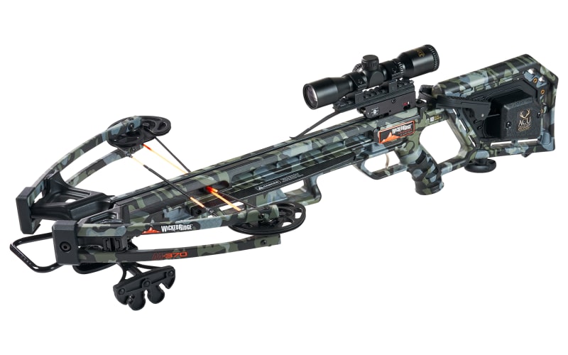Wicked Ridge M-370 Crossbow Package with ACUdraw | Bass Pro