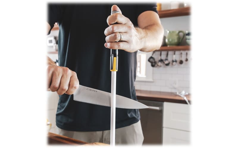  Knife Sharpening Rod, Stainless Steel Kitchen Knife Blade  Sharpener Kitchen Chef Stick Honing Rod for Kitchen, Home or Hunting(#4):  Home & Kitchen