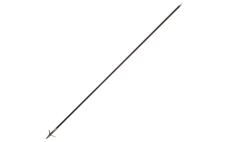 Muzzy Bowfishing Lighted Carbon Composite Fish Arrow with Iron Barb 3-Blade  Tip