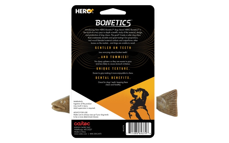 Cabela s Bonetics Large Wood Scented Trout Chew Toy for Dogs