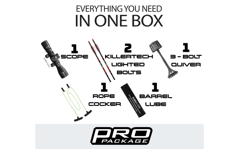 Killer Instinct Fiery 400 Crossbow Pro Package with RDC