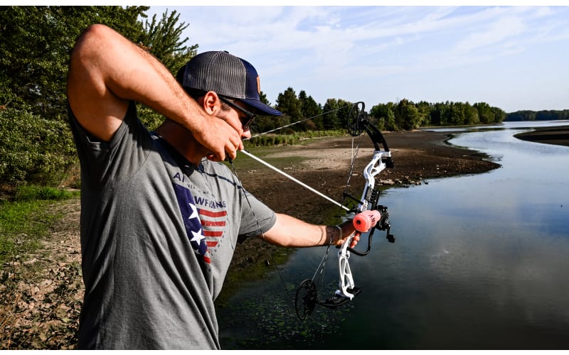  AMS Bowfishing Retriever Pro Reel - Left Hand - Made in The  USA : Fishing Reels : Sports & Outdoors