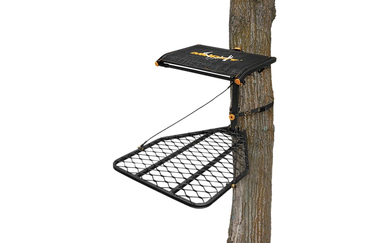 Muddy Outdoors Hang-On Treestand Combo with Step System and Lineman's Rope