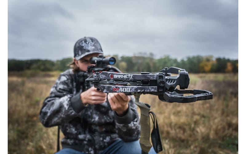 Barnett XP400 Midnight Edition Crossbow Package with Crank Cocking Device