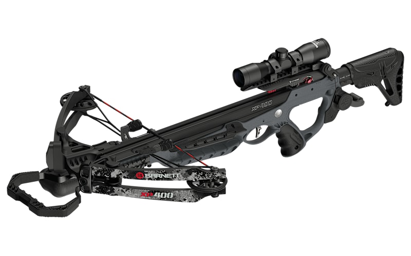Barnett XP400 Midnight Edition Crossbow Package with Crank Cocking