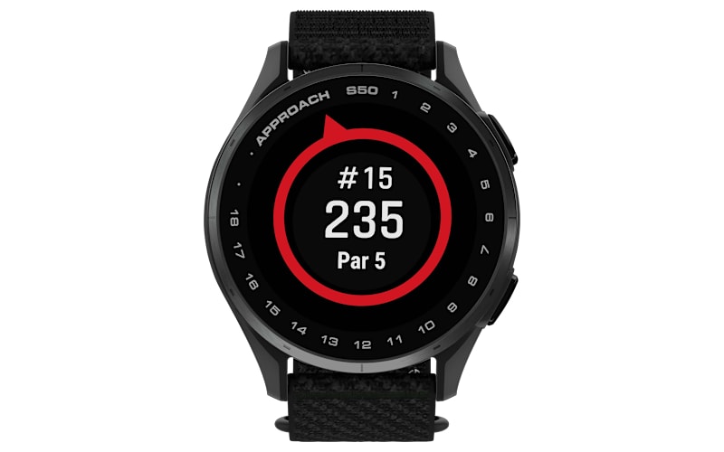 Garmin Approach S50 GPS Golf Smartwatch with ComfortFit Nylon Band