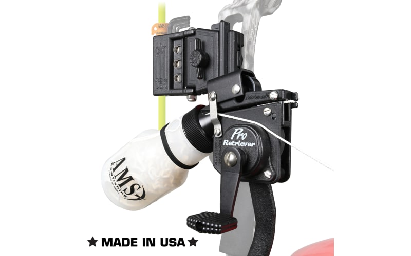 ams fishing reels Retriever Pro  Hi-Tech Archery The 25 yards of 200 pound braided Dacron line is easy to track and is stacked in the bottle rather than wound on a drum or spool AMEYXGS Archery Bowfishing Bottle Reel
