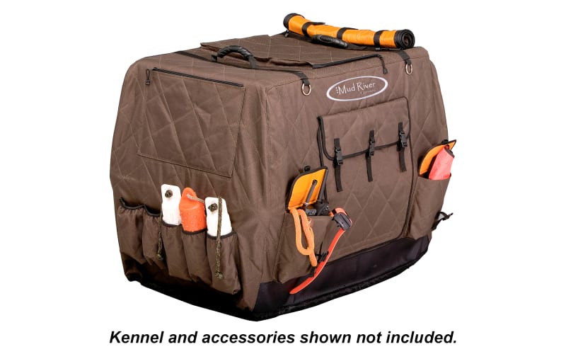 Mud River Dixie Insulated Kennel Cover, Large, Brown