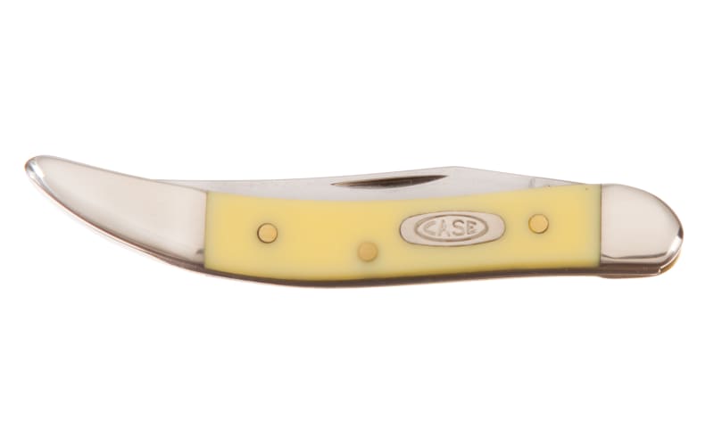 Case Yellow Handle Pocket Knife - Small Texas Toothpick