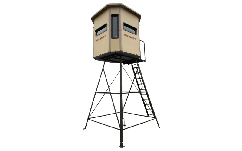 Muddy Bull Box Blind with Elite 10 ft. Tower