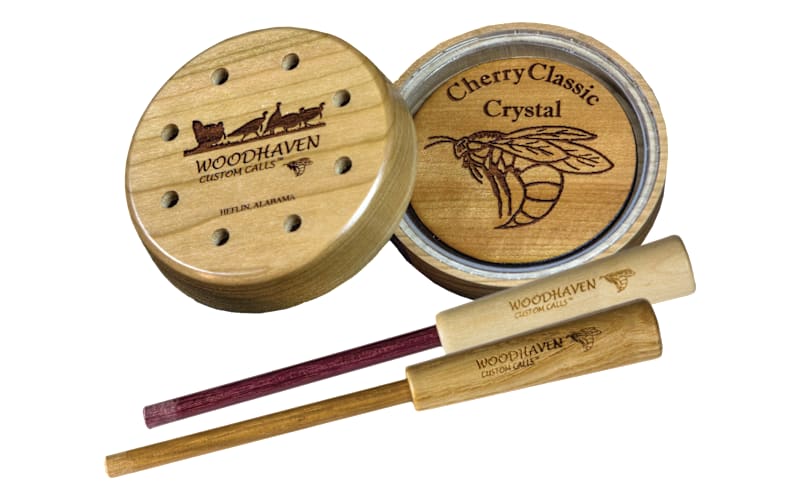 WoodHaven Custom Calls Cherry Classic Crystal Friction Turkey Call