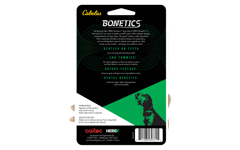 Cabela's Bonetics Medium Cheese-Flavored Grouper Chew Toy for Dogs