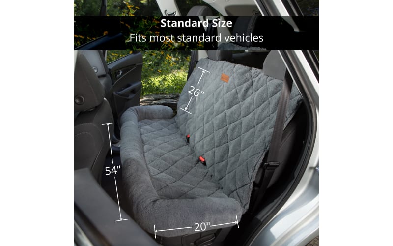 3 dog pet supply quilted car back seat protector with bolster sales