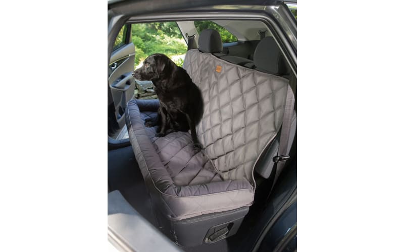 3 dog pet supply quilted car back seat protector with bolster deals