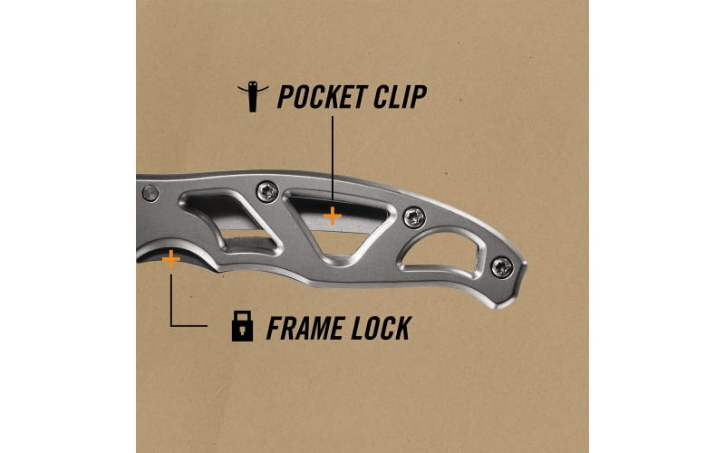 Gerber Paraframe Knife, Sharpener and Fire Starter Set SKU 31