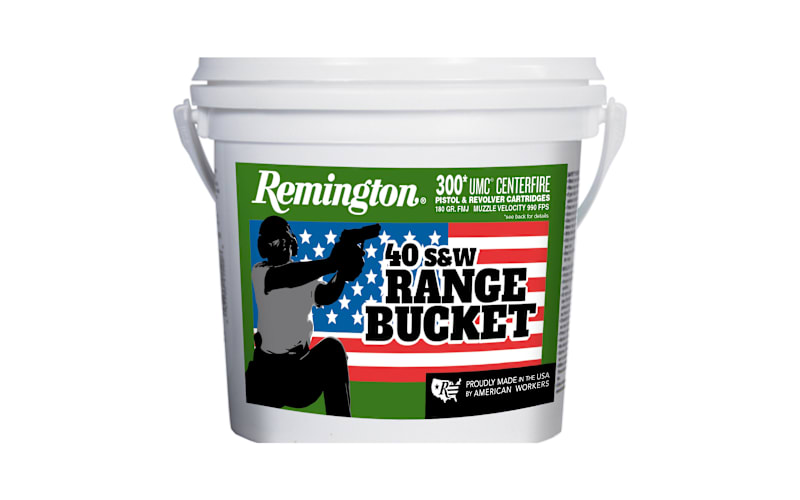 Remington® UMC Range Bucket Ammunition - .40 S&W - 180 Grain - FMJ