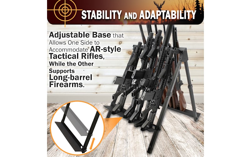 Rush Creek Creations Fold & Go 10-Gun Stand | Cabela's