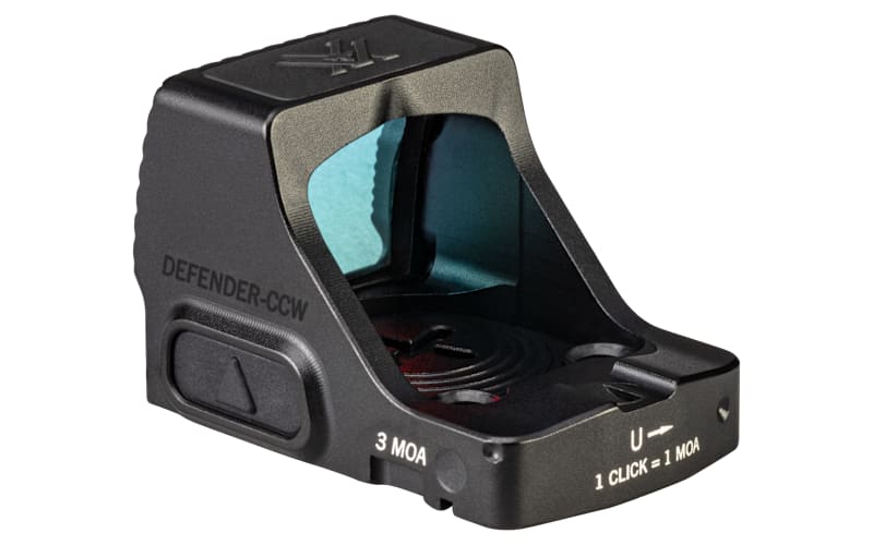 Vortex Defender-CCW Micro Reflex Sight - BlackOut - 3 MOA Dot
