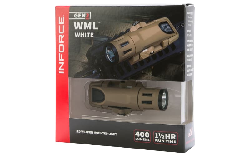 INFORCE WML GEN2 WHITE ウェポンライト Inforce WML White Gen 2 Rifle Light | Cabela's