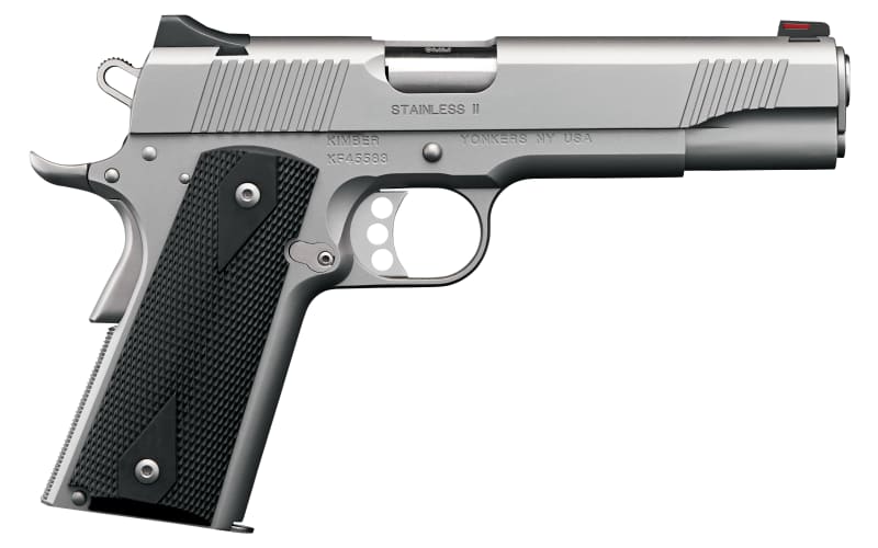 Kimber Stainless II Semi-Auto Pistol with Black Synthetic Grips