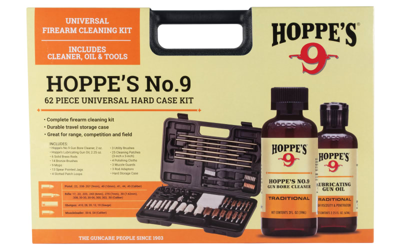 Hoppe's 62-Piece Universal Gun Cleaning Kit