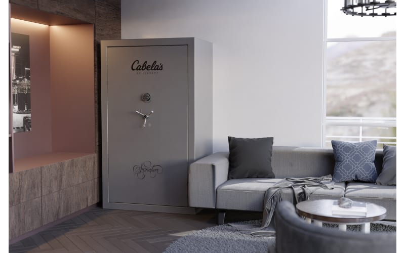 Cabela's Signature 64 Gun E-Lock Safe - Grey Gloss | Cabela's