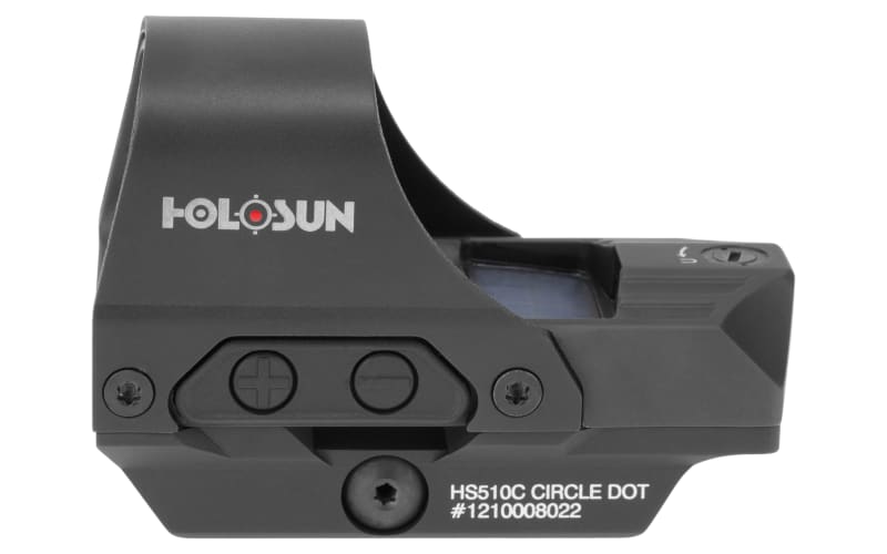 Holosun SCRS-RD-2 red dot sight, 2MOA dot reticle, solar cell, black,  Picatinny/Weaver rail, hunti…