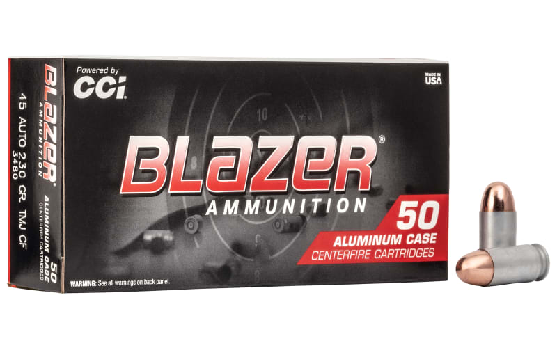 Blazer .45 Auto 230 Grain Centerfire Handgun Ammo | Cabela's