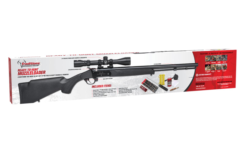 Traditions Buckstalker XT .50 Caliber Redi-Pak with 3-9x40 Scope
