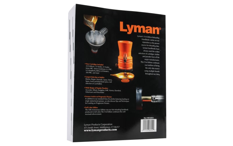 Lyman 51st Edition Reloading Handbook | Cabela's