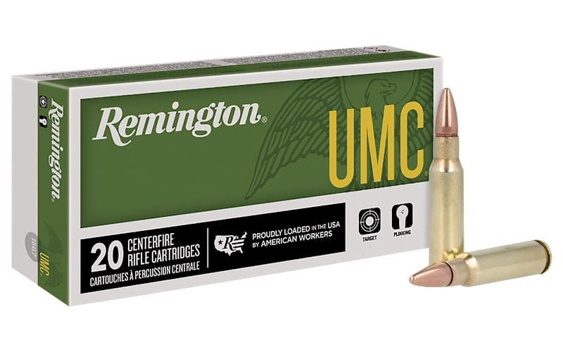 Remington UMC 6.8mm SPC 115 Grain FMJ Centerfire Rifle Ammo | Bass