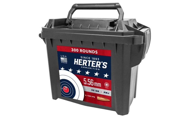 Herter's Target 5.56x45mm NATO 55 Grain Centerfire Rifle Ammo