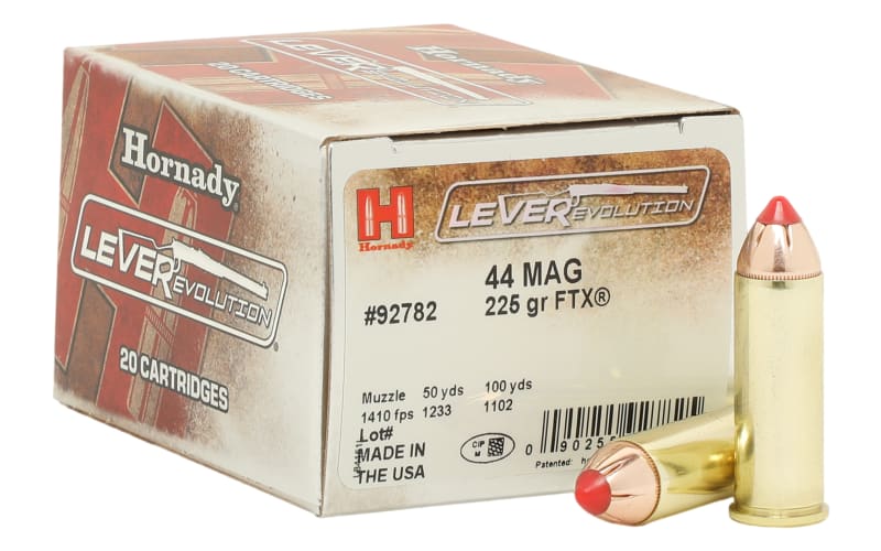 Hornady LEVERevolution .44 Remington Magnum 225 Grain Flex Tip Centerfire  Rifle Ammo | Cabela's