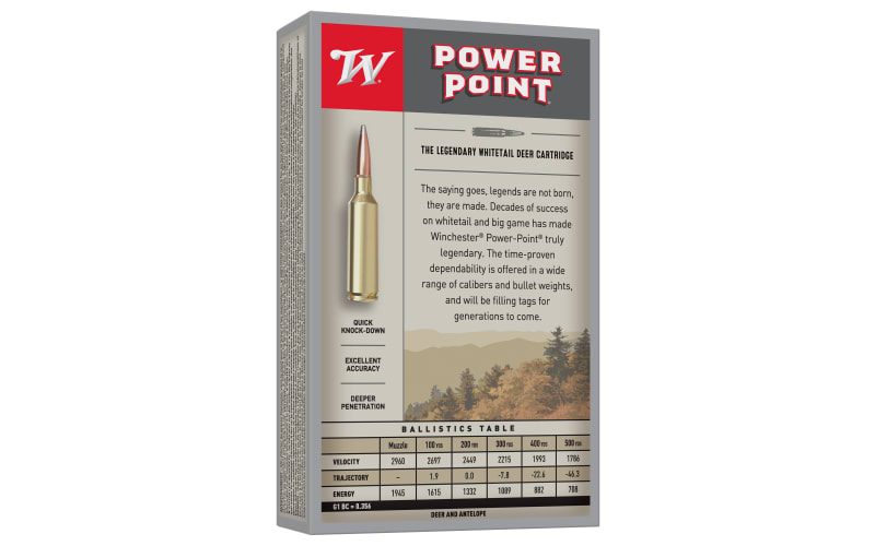 Winchester Super-X Power-Point .243 Win 100 Grain Centerfire Rifle Ammo |  Cabela's