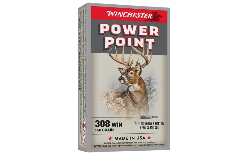 Winchester Super-X Power-Point .308 Win 150 Grain Centerfire Rifle