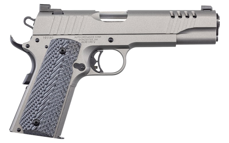 Auto Ordnance 1911 Stainless .45 ACP Semi-Auto Pistol | Bass Pro Shops