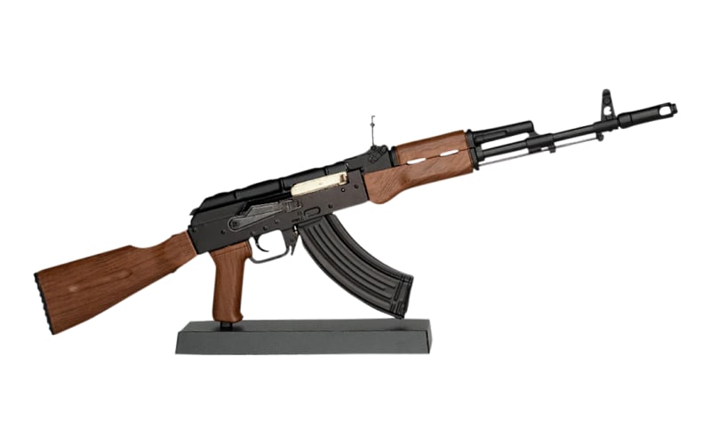 ミニＡＫ47　木金属製　 新品 GoatGuns Miniature AK-47 ''Aknowledged'' Diecast Gun Model