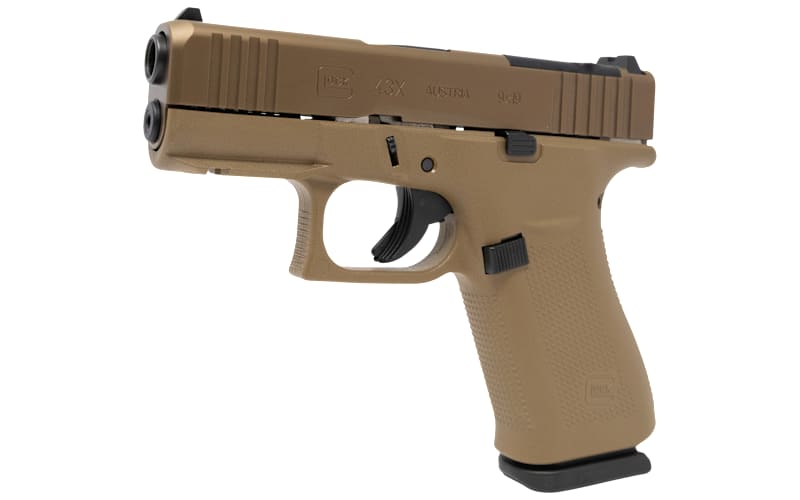 GLOCK 43X MOS Coyote Semi-Auto Pistol