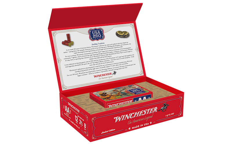 値下げ【木箱付き】レア/希少価値＊戦時中の軍記章と扇子など Winchester AA 250th Anniversary Edition 12-Ga 2.75